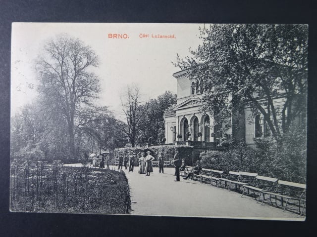 Brno - Lužánky, prošlá 1910