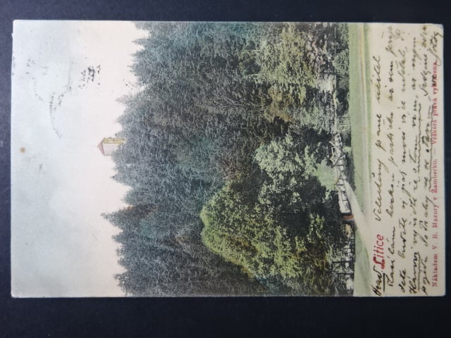 Litice, prošlá 1903