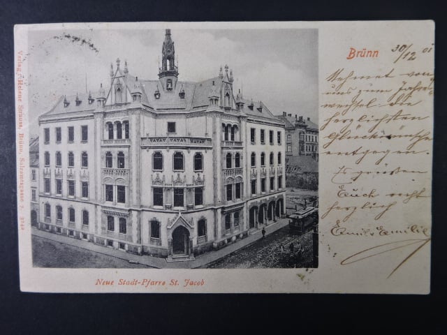 Brno - Rašínova (Lichtenštejnova ulice), prošlá 1901