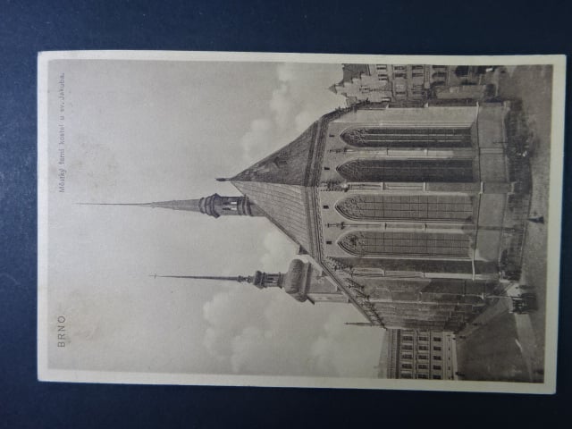 Brno - Jakubské náměstí (Jakobsplatz), prošlá 1924