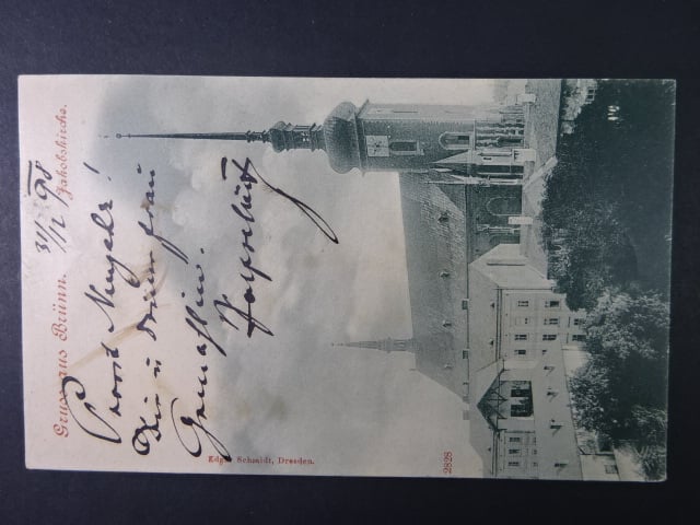 Brno - Jakubské náměstí (Jakobsplatz), prošlá 1898