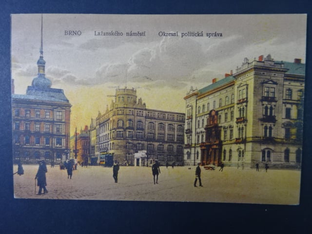 Brno - Moravské náměstí (Lažánského nám.), prošlá 1922