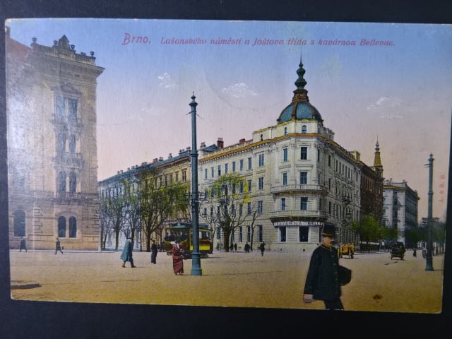 Brno - Moravské náměstí (Lažánského nám.), prošlá 1914