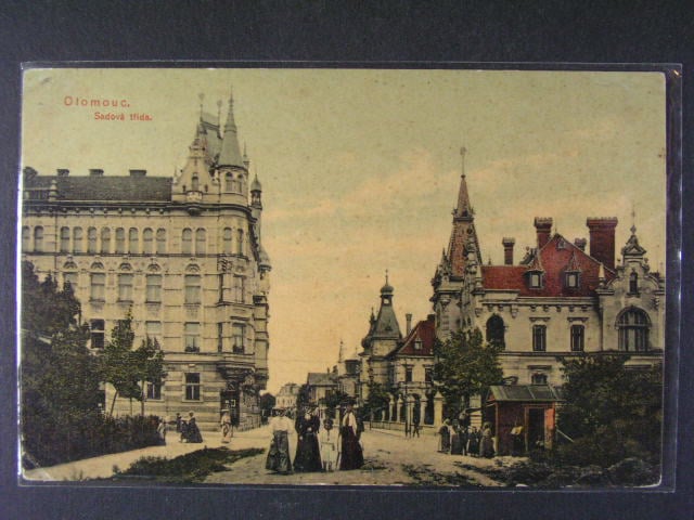Olomouc, bar. pohl., Sadová třída, prošlá