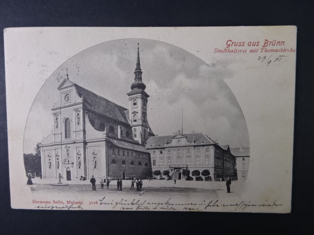 Brno - Moravské náměstí (Lažánského nám.), prošlá 1901