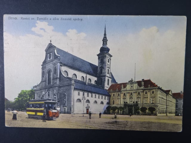 Brno - Moravské náměstí (Lažánského nám.), prošlá 1922