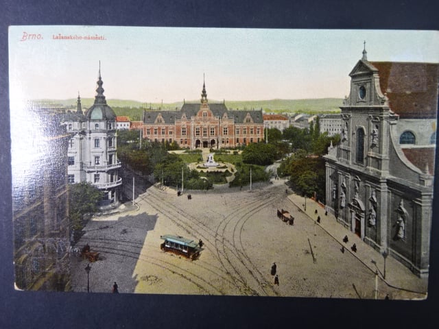 Brno - Moravské náměstí (Lažánského nám.), prošlá 1919