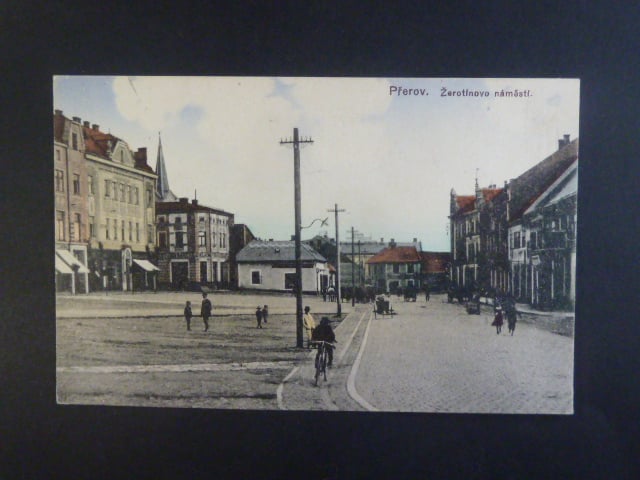 Přerov Žerotínovo náměstí, neupotřebená 1918