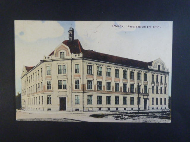Přerov Pedagogium pro dívky, neupotřebená 1918