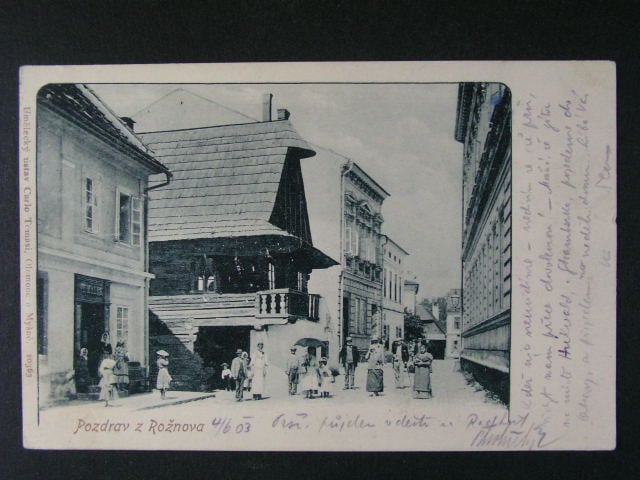 Rožnov, čb. pohl., prošlá 1903