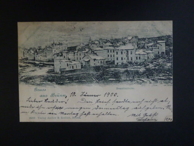 Brno - Jiráskova čtvrť, prošlá 1900