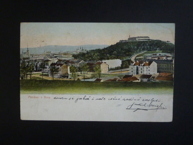 Brno - Jiráskova čtvrť, prošlá, stržená zn.