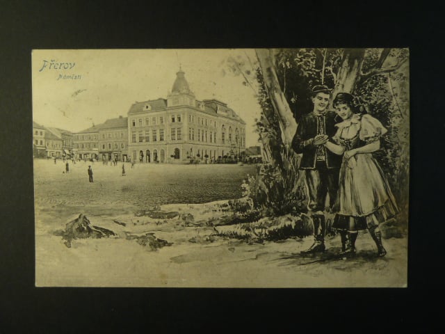 Přerov, Náměstí, prošlá 1902