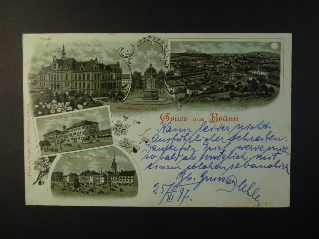 Brno - třízáběrová, prošlá 1897
