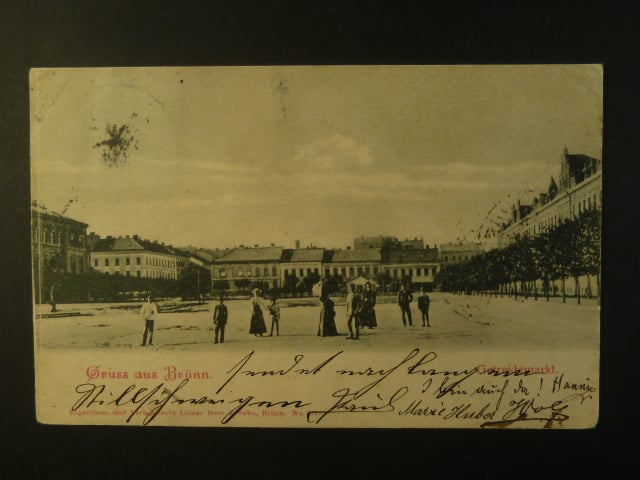 Brno - Obilní trh, prošlá 1899