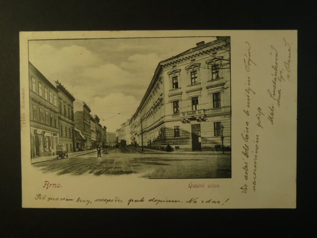Brno - Údolní ulice, prošlá 1902