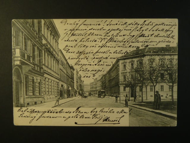 Brno - Údolní ulice, prošlá 1915