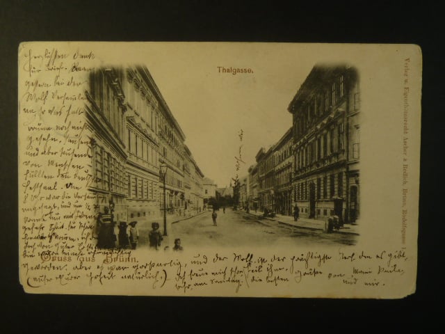 Brno - Údolní ulice, prošlá 1898