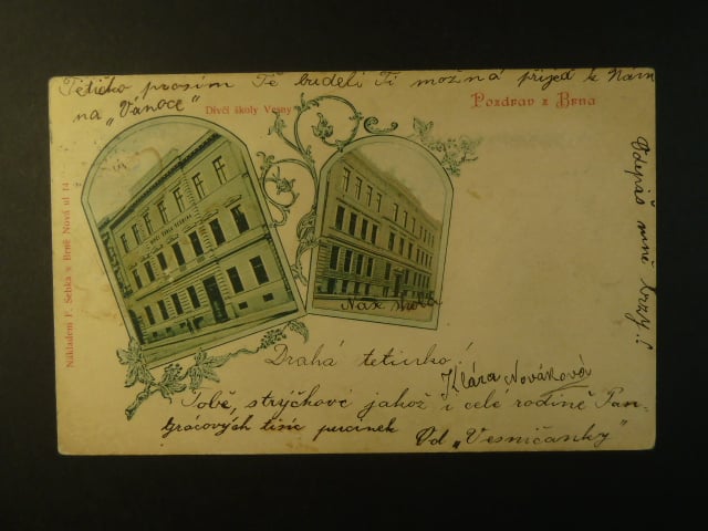 Brno - Jaselská ulice (Augustinergasse), Vesna, prošlá 1899