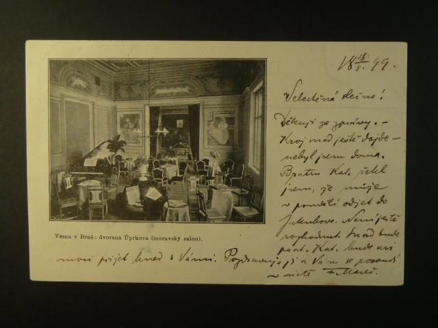 Brno - Jaselská ulice (Augustinergasse), Pensionát Vesna, prošlá 1899