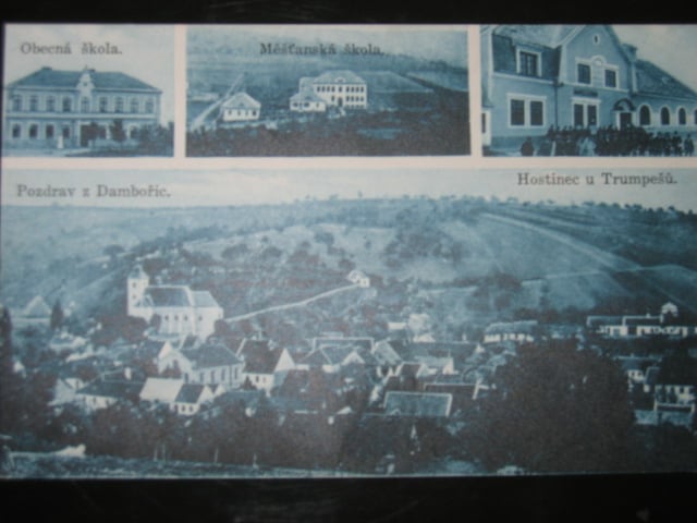 Dambořice, čb. pohl., neprošlá
