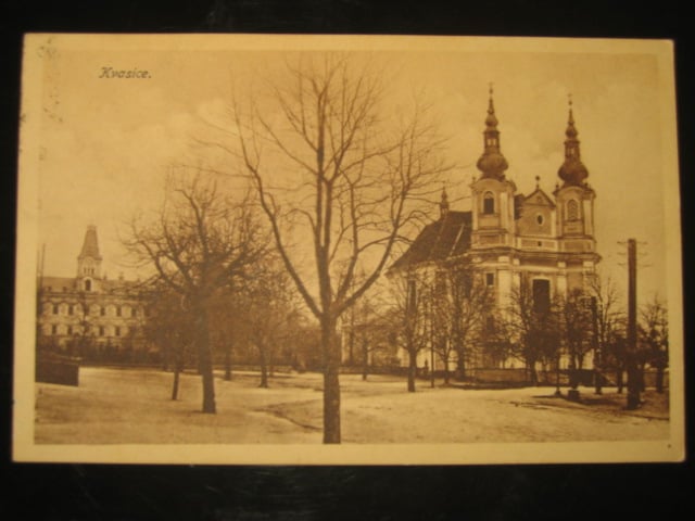 Kvasice, čb.. pohl., prošlá 1915