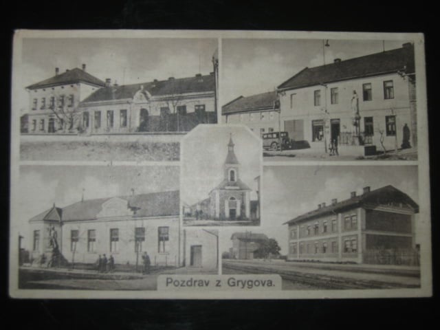 Grygov, čb. pohl., prošlá 1933