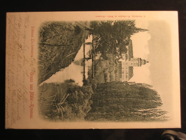 Mor. Krumlov, čb. pohl. zámek, prošlá 1898