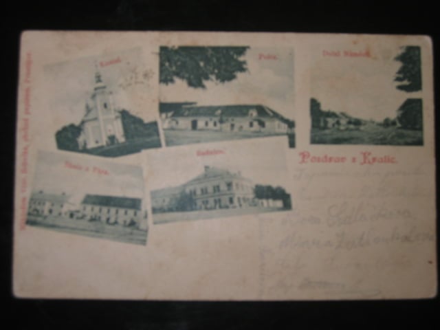 Kralice, čb. pohl., prošlá, stržená zn.