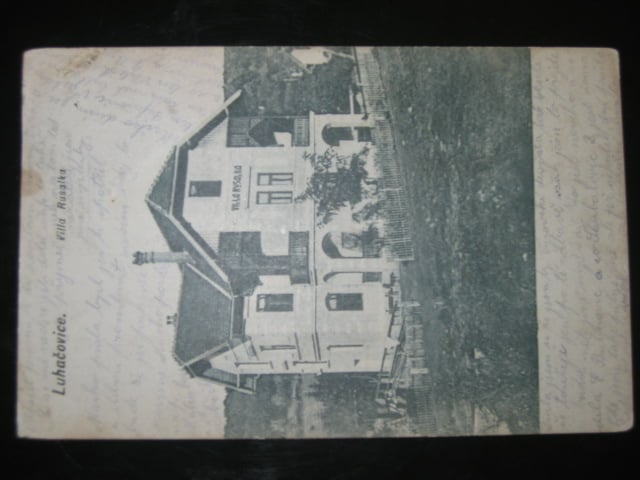 Luhačovice, čb. pohl. Villa Rusalka, prošlá