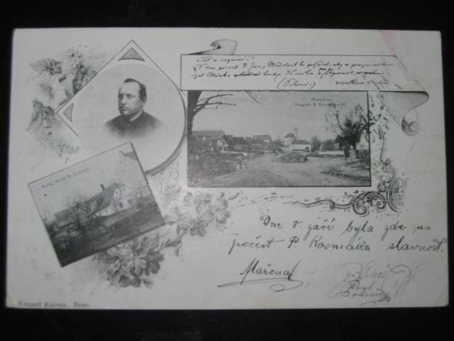 Martinkov, čb. pohl., pošt. prošlá 1898