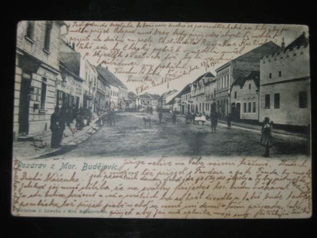 Mor. Budějovice, čb. pohl., pošt. prošlá 1902
