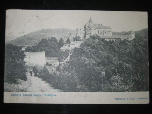 Perštýn, čb. pohl., pošt. prošlá 1906