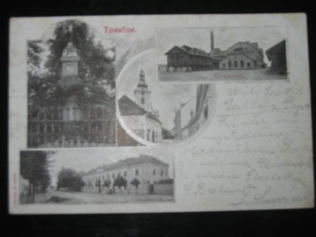 Tovačov, čb. pohl., pošt. prošlá 1898