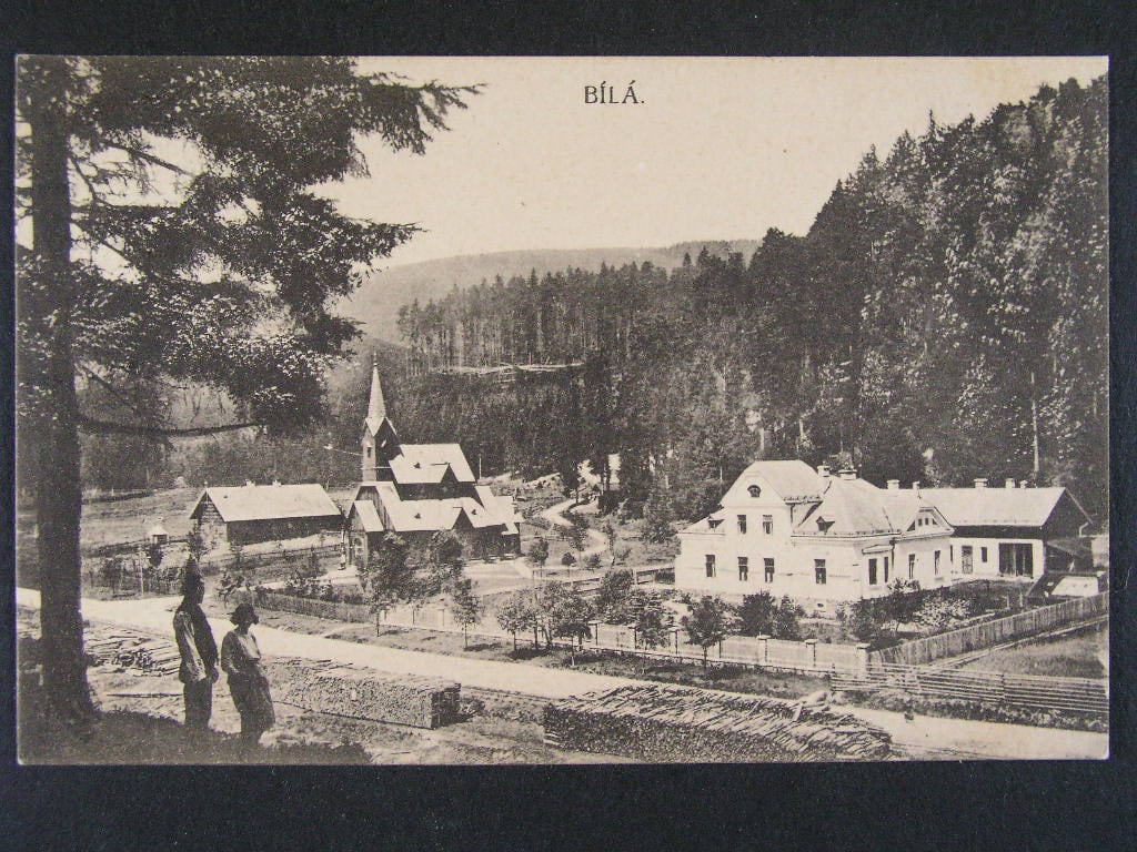 Bílá okr. Frýdek Místek, prošlá 1927