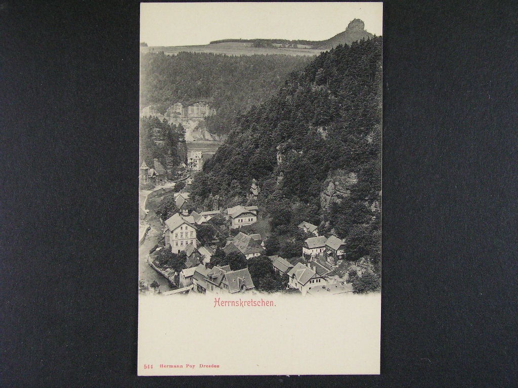 Hřensko okr. Děčín, neprošlá DA