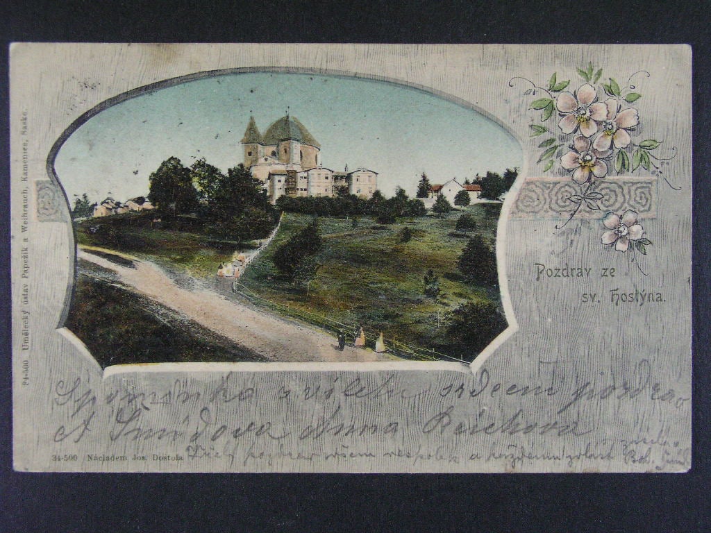 Sv. Hostýn okr. Kroměříž, prošlá 1902