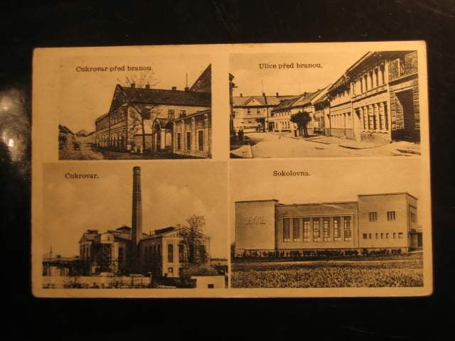 Čelechovice na Hané, čb. pohlednice, prošlá