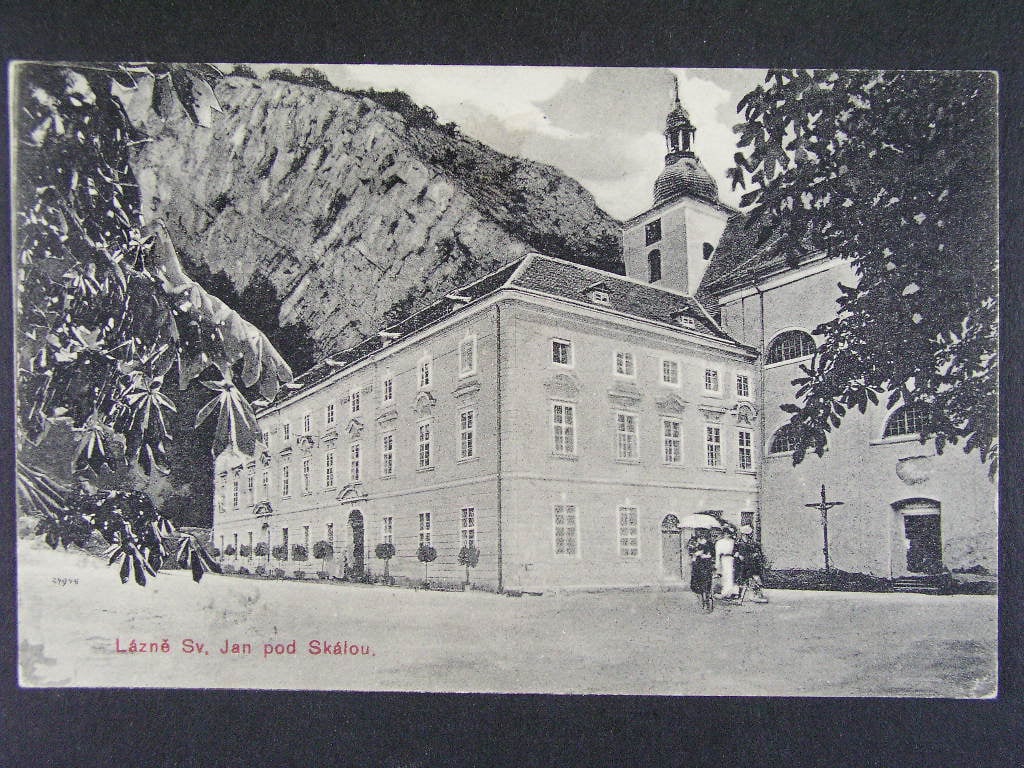 Sv. Jan pod Skálou okr. Beroun, prošlá 1916, poštovna