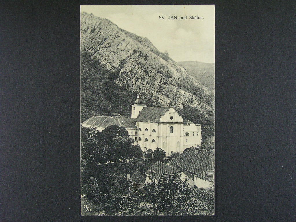 Sv. Jan pod Skálou okr. Beroun, prošlá 1928, poštovna