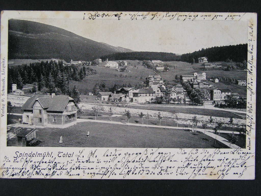 Špindlerův Mlýn okr Trutnov, prošlá 1905