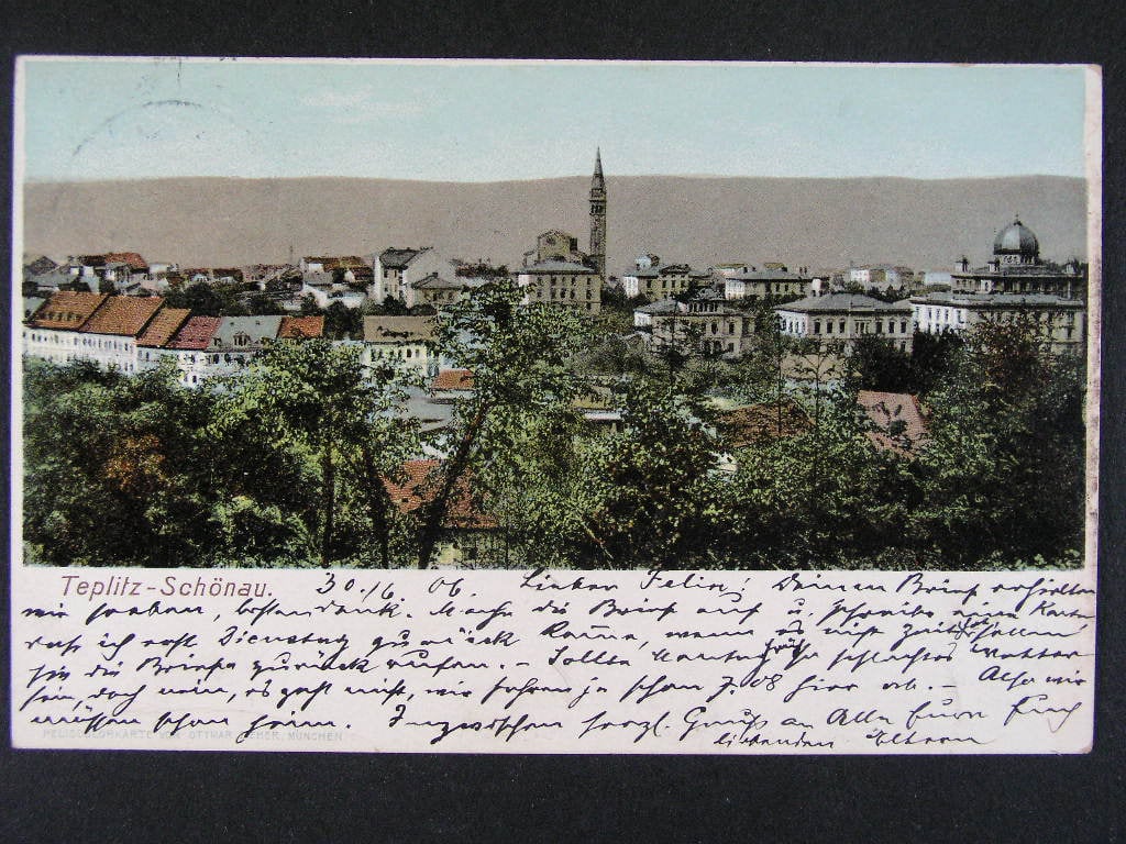 Teplice, prošlá 1906