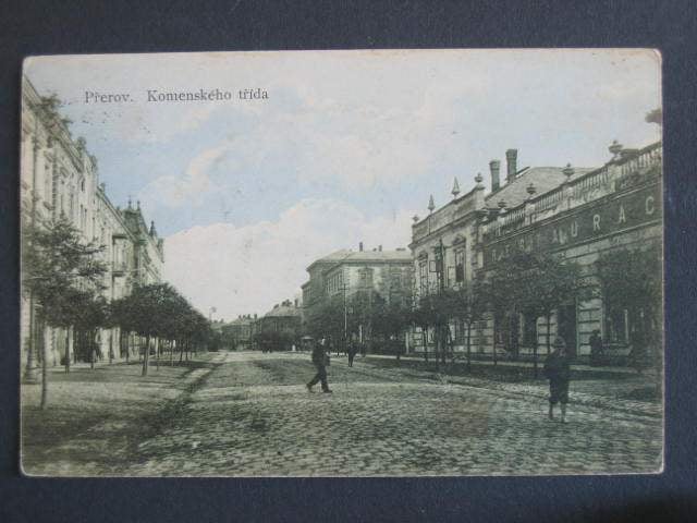 Přerov Komenského třída, prošlá
