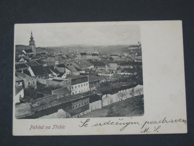 Třebíč, prošlá 1901, odpadená zn.
