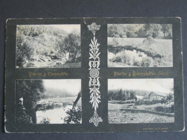 Nesměř a Balinské údolí, prošlá 1910