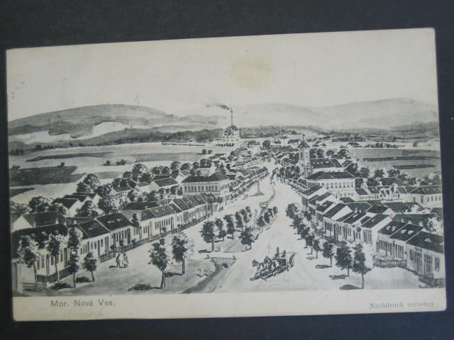 Mor. Nová Ves, prošlá 1908