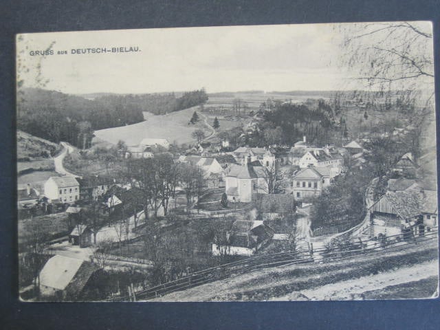 Bělá nad Svitavou, (Deutsch Bielau), prošlá 1916