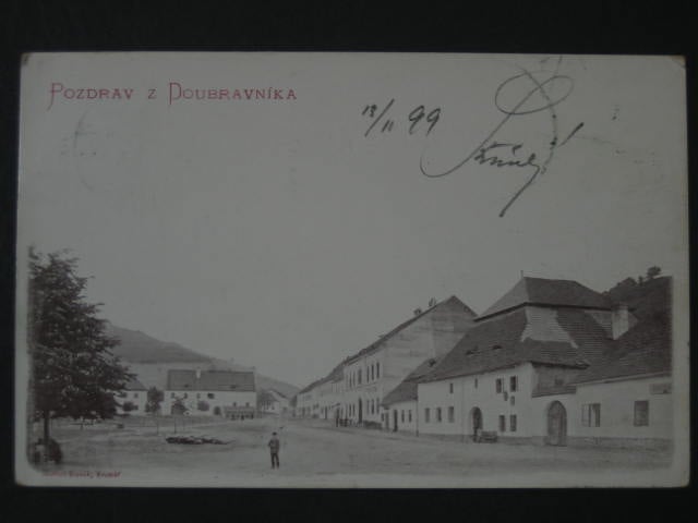 Doubravník, prošlá 1899