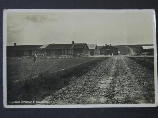 Kocourovce vojenská střelnice, prošlá 1933