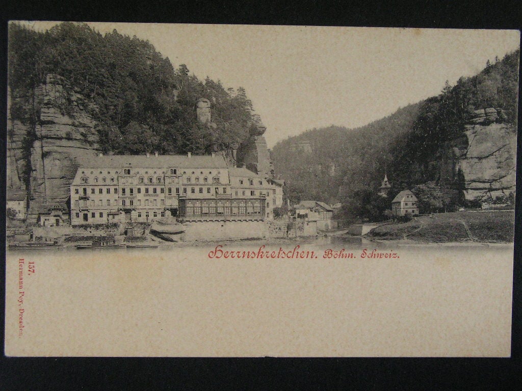 Hřensko okr. Děčín, neprošlá